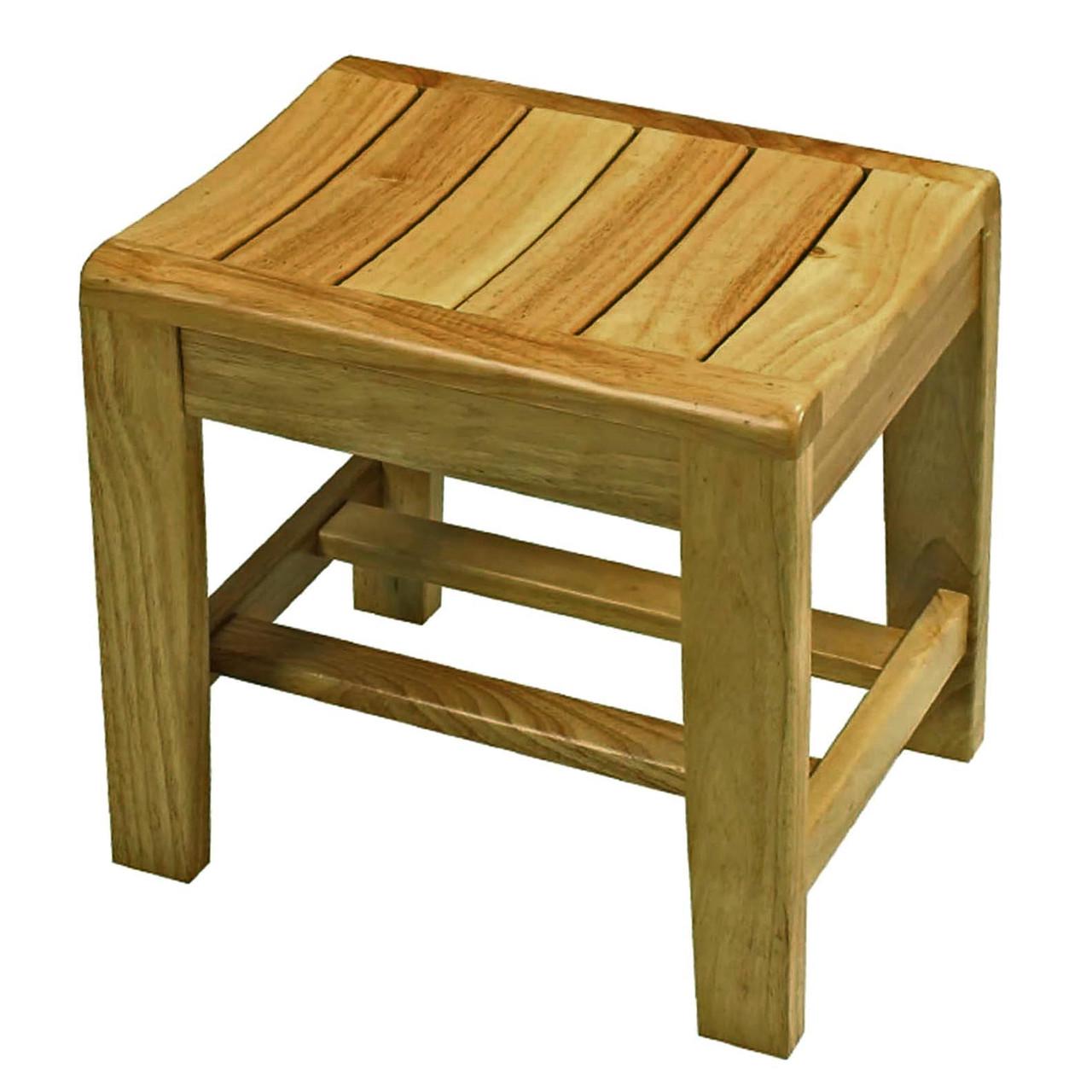 Табурет для ванной из дерева Ратанда Сиена (ТВН-000905)