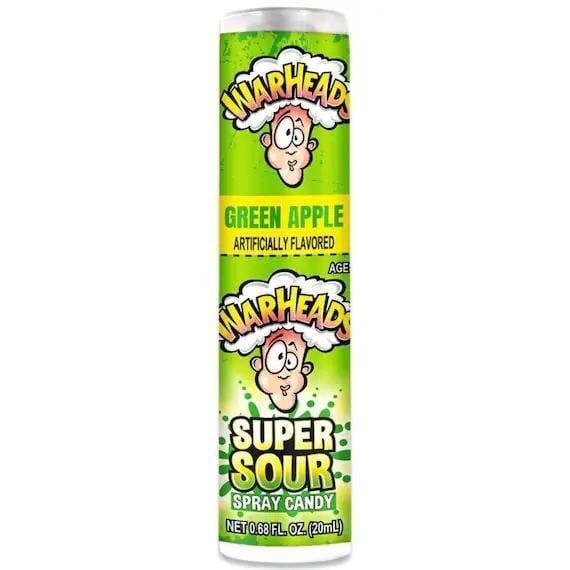 Цукерка в спреї Warheads Super Sour Spray Candy 20 мл зелене яблуко (1836792574)