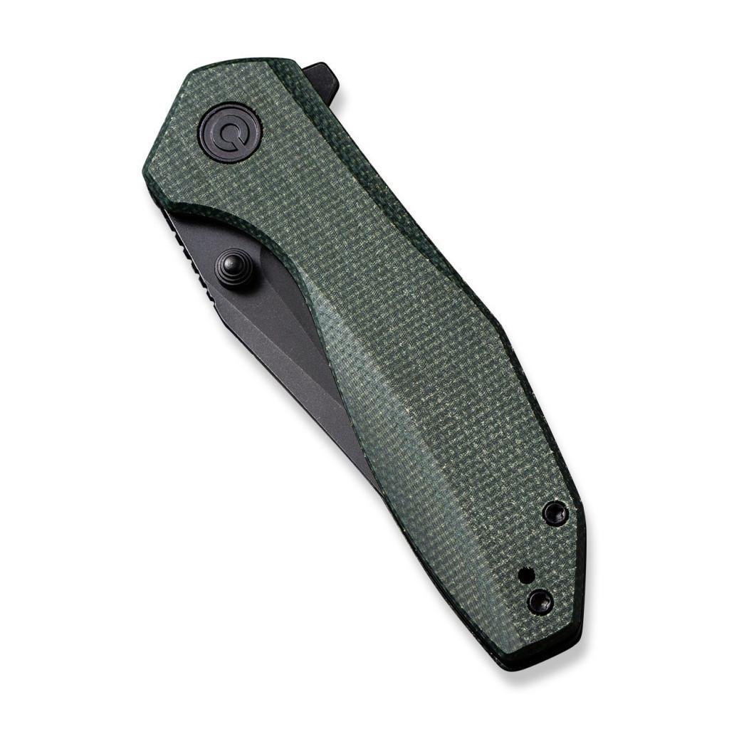 Ніж мисливський Civivi ODD 22 Green Micarta Blade Black (C21032-2) - фото 5
