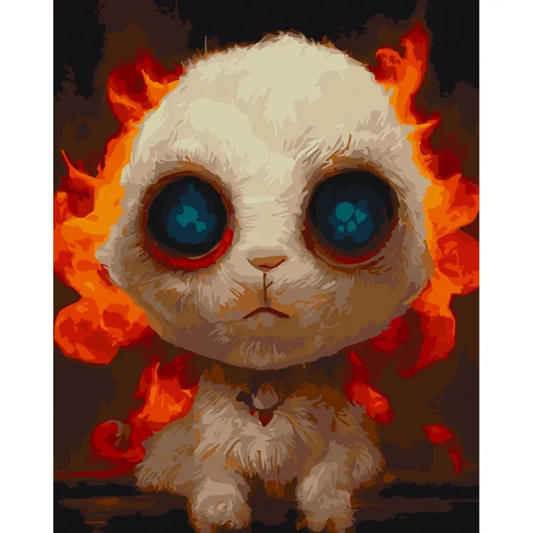 Картина по номерам Bambi Бавовнятка 40x50 см (11671-NN)