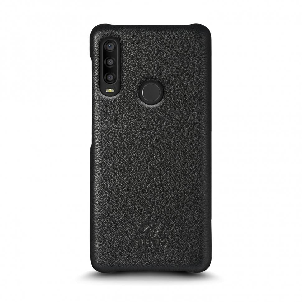 Кожаная накладка Stenk Cover для Alcatel 1SE 2020 Черный (67871)