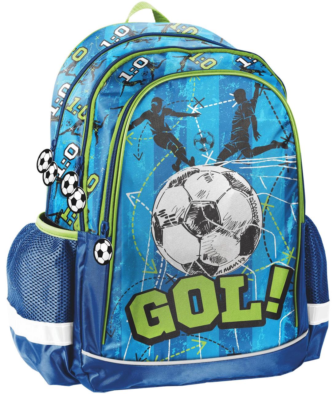 Шкільний рюкзак Paso Блакитний (PP20FB-081)