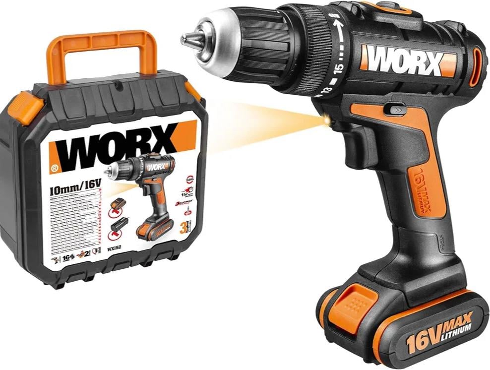 Шуруповерт акумуляторний WORX WX152 16V (789909) - фото 2