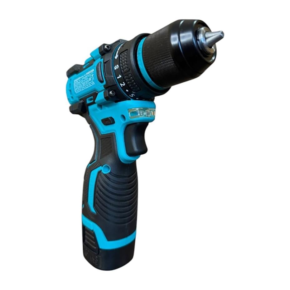 Шуруповерт акумуляторний безщітковий шуруповерт Zegor CDB-16BL/16В/45 Нм/дві швидкості/2 батареї 16 В 2 Ач/реверс/підсвічування/кейс - фото 4