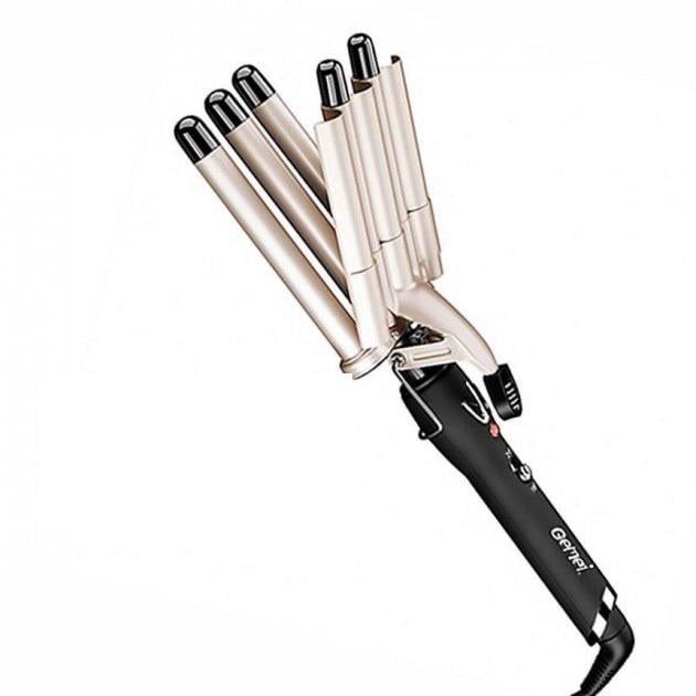Плойка-стайлер для волосся Gemei GM 2933 5 хвиль (005494) Плойка-стайлер для волосся Gemei GM 2933 5 хвиль (005494)