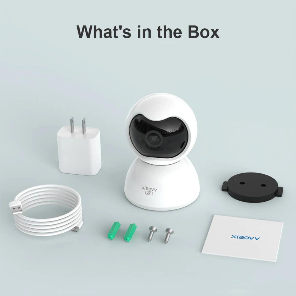 Відеоняня XIAOVV Q2 3MP з датчиком звуку (28780603) - фото 23