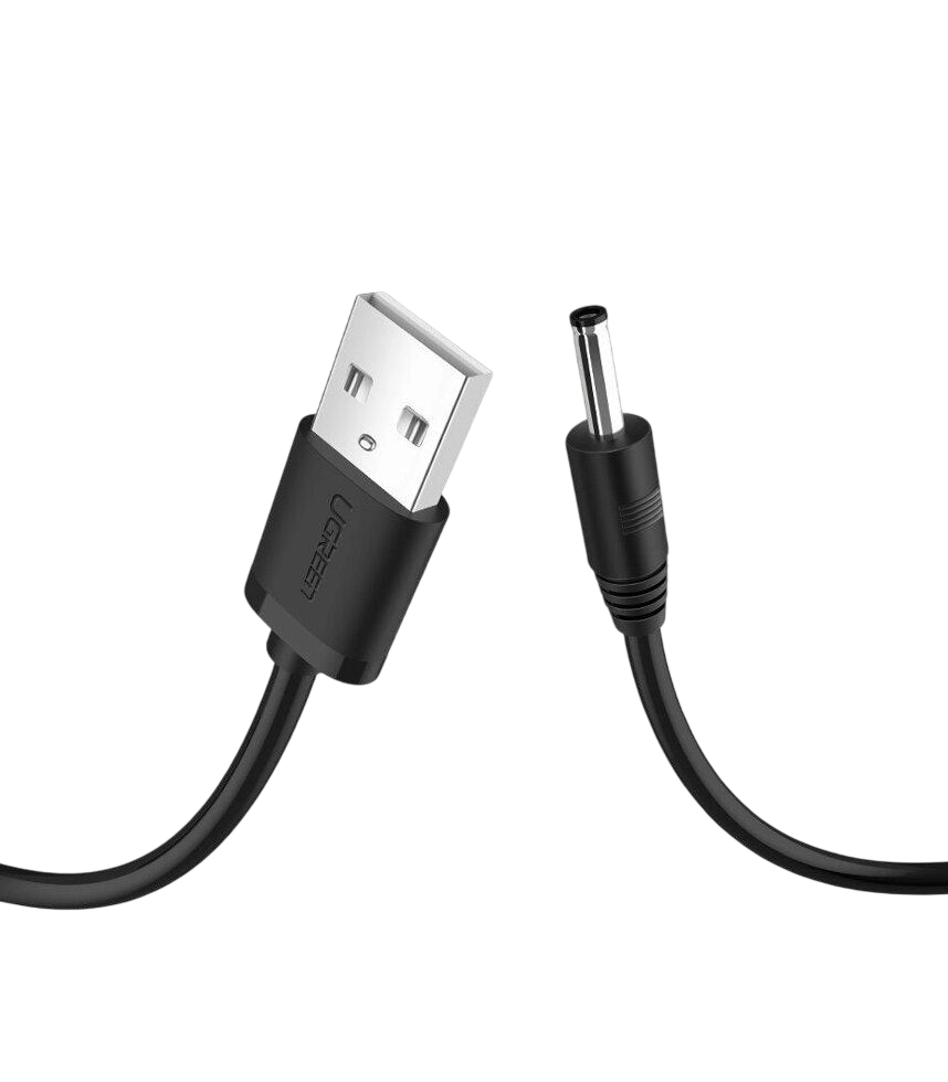 Кабель UGREEN DC 3,5 мм to USB 1 м Black (10376)