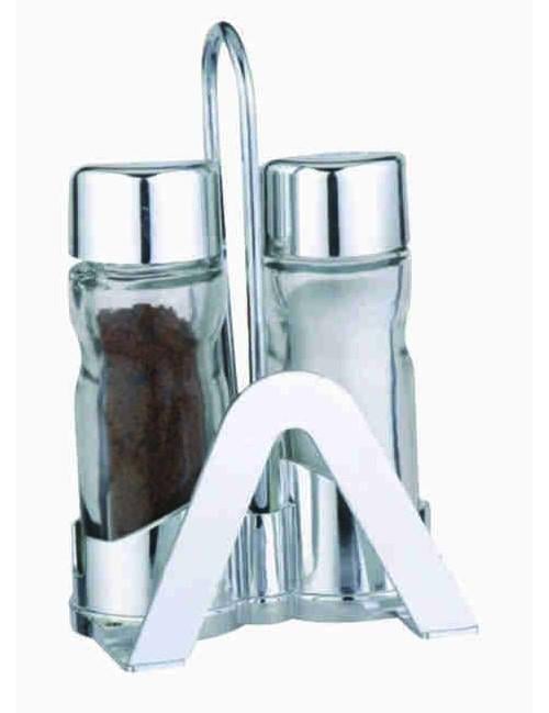 Набор стеклянных банок для специй Empire EM9549 на пластиковой основе 4 шт.