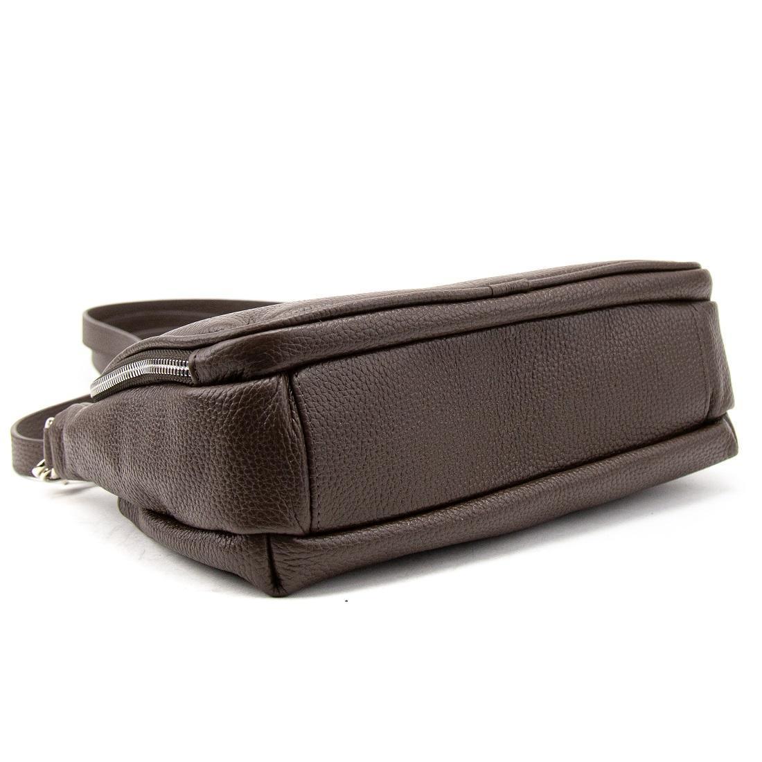 Жіноча сумка шкіряна кросбоді Tavinchi CH-001DB-FL Коричневий (2776862196) - фото 5 Жіноча сумка шкіряна кросбоді Tavinchi CH-001DB-FL Коричневий (2776862196) - фото 5