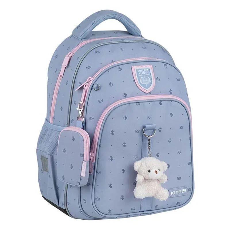 Школьный рюкзак KITE Education 763M College Line Girl 15 л Серый (K25-763M-1)