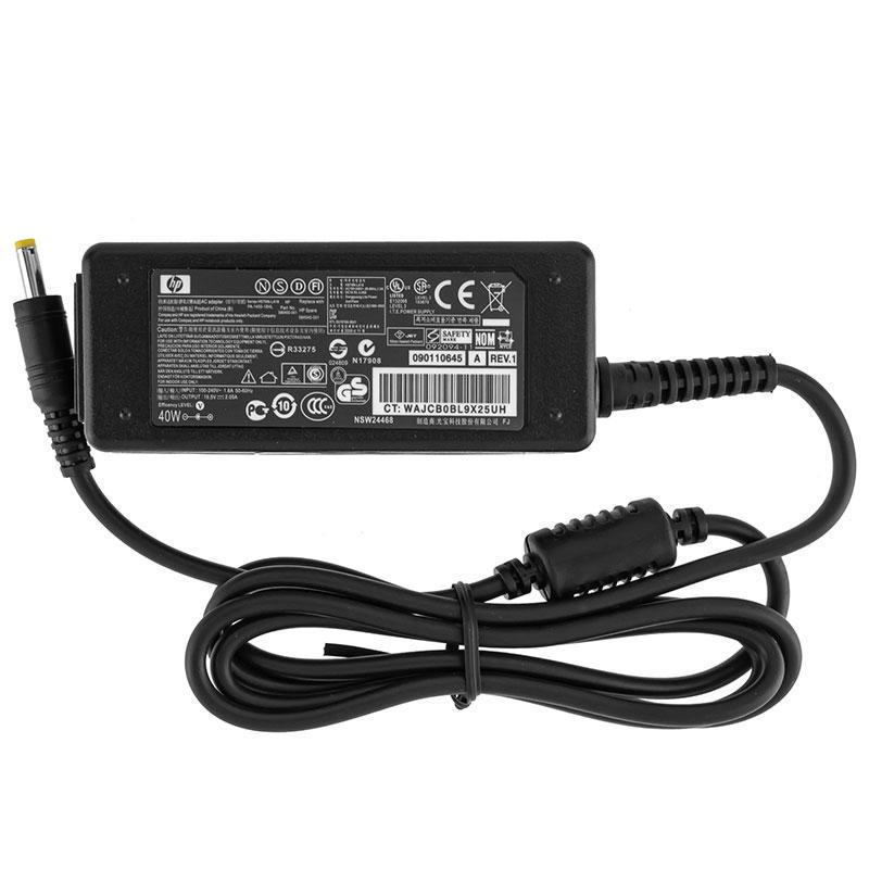 Блок живлення для ноутбука HP 19,5V 2,05A 40W прямий раз'єм без кабеля 4,0х1,7 мм Black (213636)