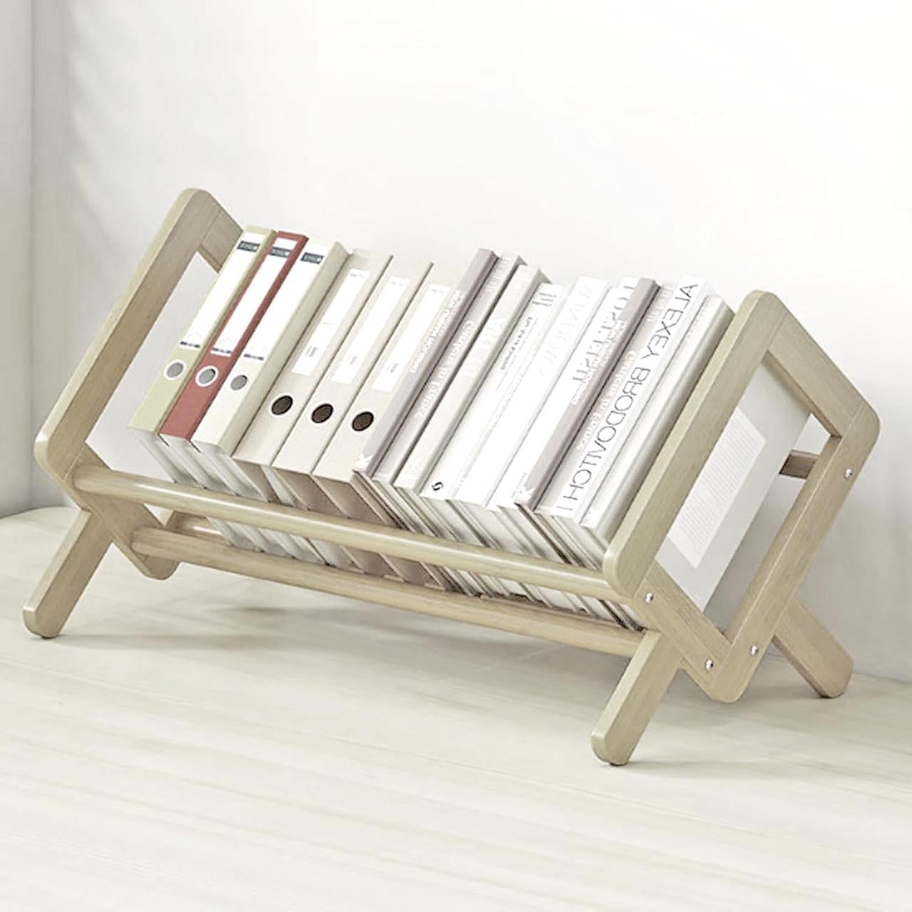 Полка книжная настольная из дерева Рианес Бланже (КПА-016201)