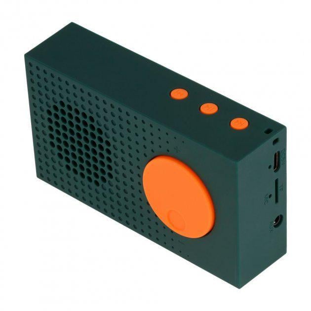 Колонка портативная XPRO PD-S600 5 Вт USB/AUX/FM/Bluetooth зеленая (ЦУ-00033947)