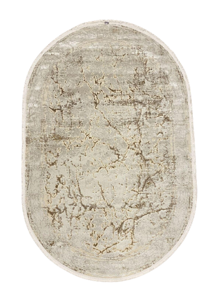 Килим Almaata Am03A 3х4 м Beige/Oval (6110-41) - фото 1