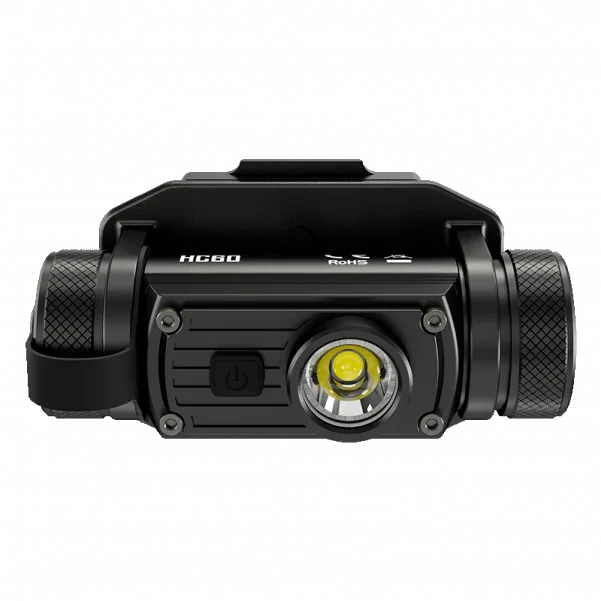 Ліхтар налобний на шолом Nitecore HC60M 1000 Лм Чорний (23874713) - фото 2 Ліхтар налобний на шолом Nitecore HC60M 1000 Лм Чорний (23874713) - фото 2