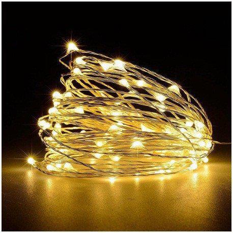 Гирлянда светодиодная нить Капля росы 10 м 100 LED от сети Теплый Белый (RV-105 С) Гирлянда светодиодная нить Капля росы 10 м 100 LED от сети Теплый Белый (RV-105 С)