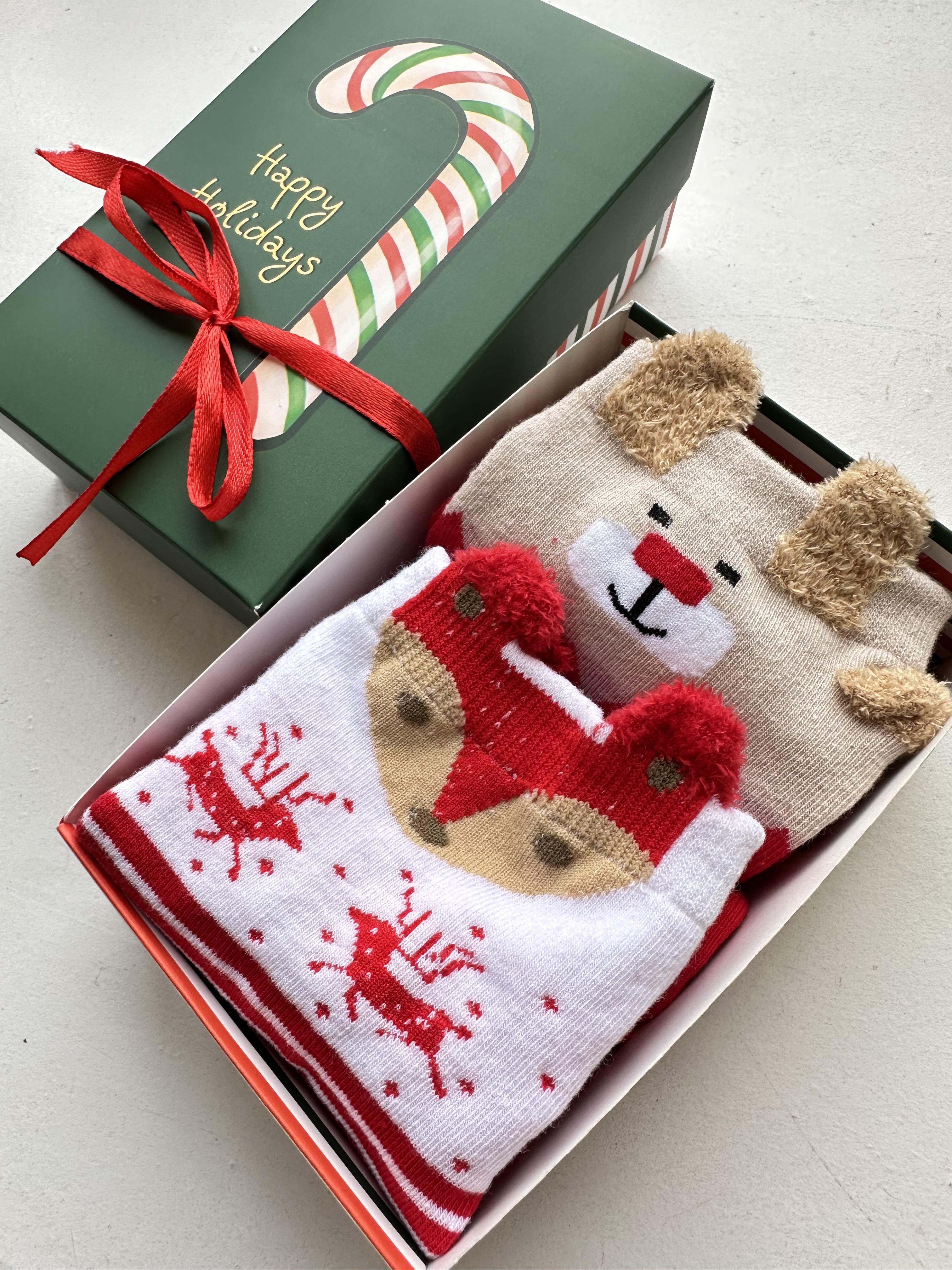 Набір подарунковий з новорічними шкарпетками (13532540) - фото 9