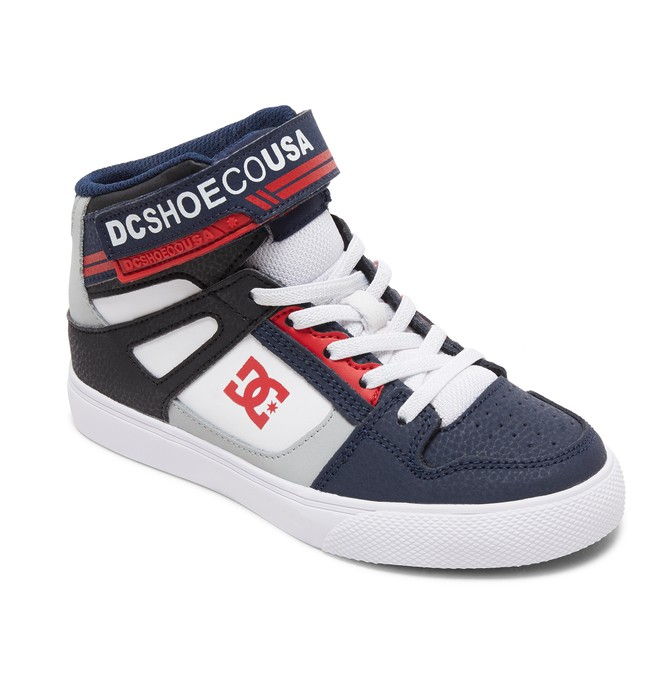 Кросівки DC Shoes Kids Pure High Top р. 32,5/1,5/20,8 см Темно-синій/Білий - фото 3
