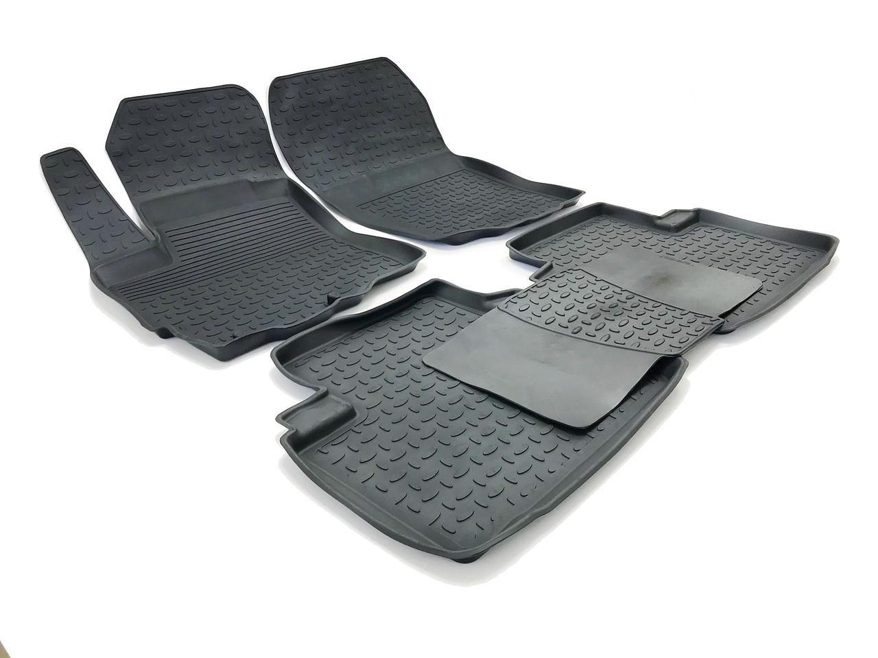 Коврики в салон SEINTEX для Mitsubishi Outlander XL 2006-2012 Черный (82129)