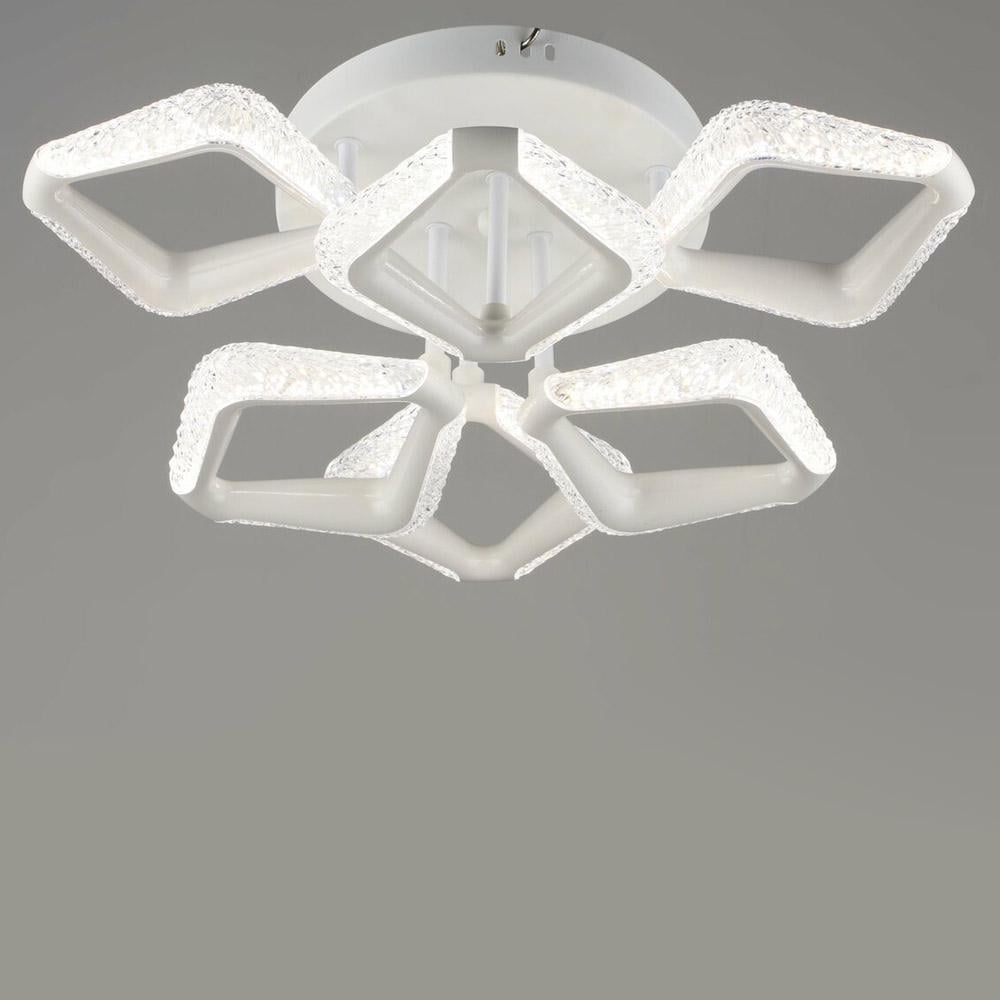 Люстра потолочная светодиодная Lighthouse SRS-19995/6 WT 36W Белый