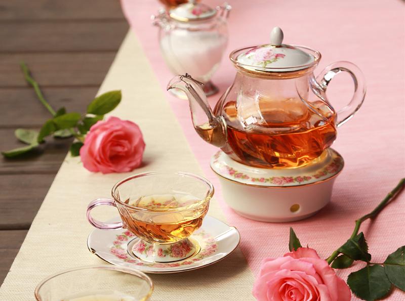 Подставка под чайник EILONG Rose Fusion фарфоровая 13 см (OQ801) - фото 3 Подставка под чайник EILONG Rose Fusion фарфоровая 13 см (OQ801) - фото 3