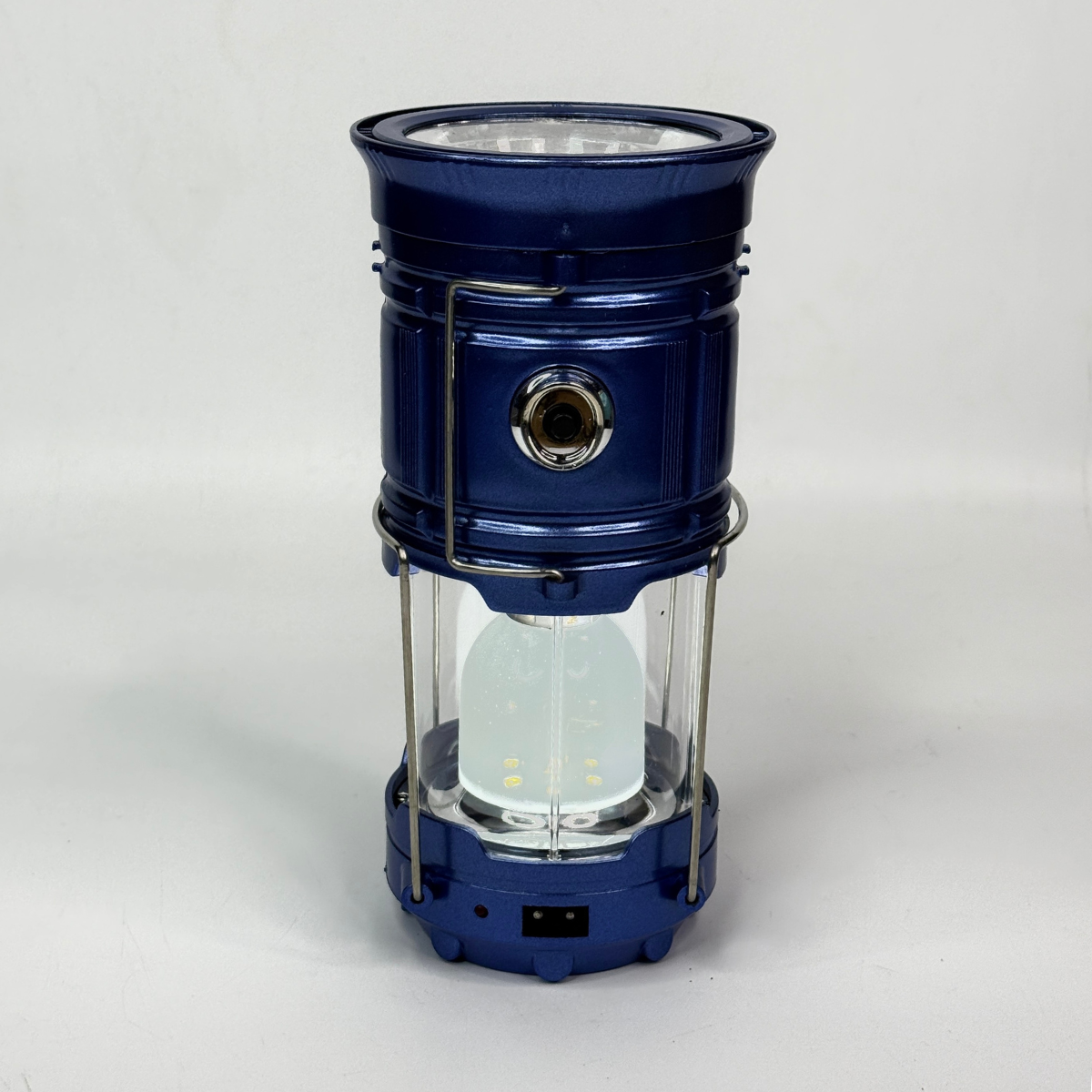 Ліхтар-лампа SIHONG для кемпінгу із сонячною панеллю 5800T 6 Led+1 W Синій - фото 2 Ліхтар-лампа SIHONG для кемпінгу із сонячною панеллю 5800T 6 Led+1 W Синій - фото 2