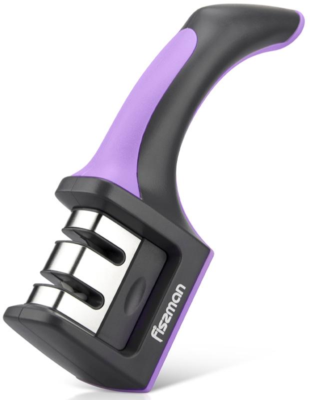 Точила для ножів Fissman Violet двокрокової заточки 19х5х6 см Ліловий (FN-2960)
