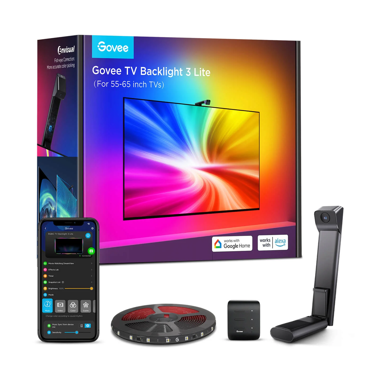 Набор адаптивной подсветки Govee Backlight 3 Lite Matter Ambilight для 55-65" (H6099)