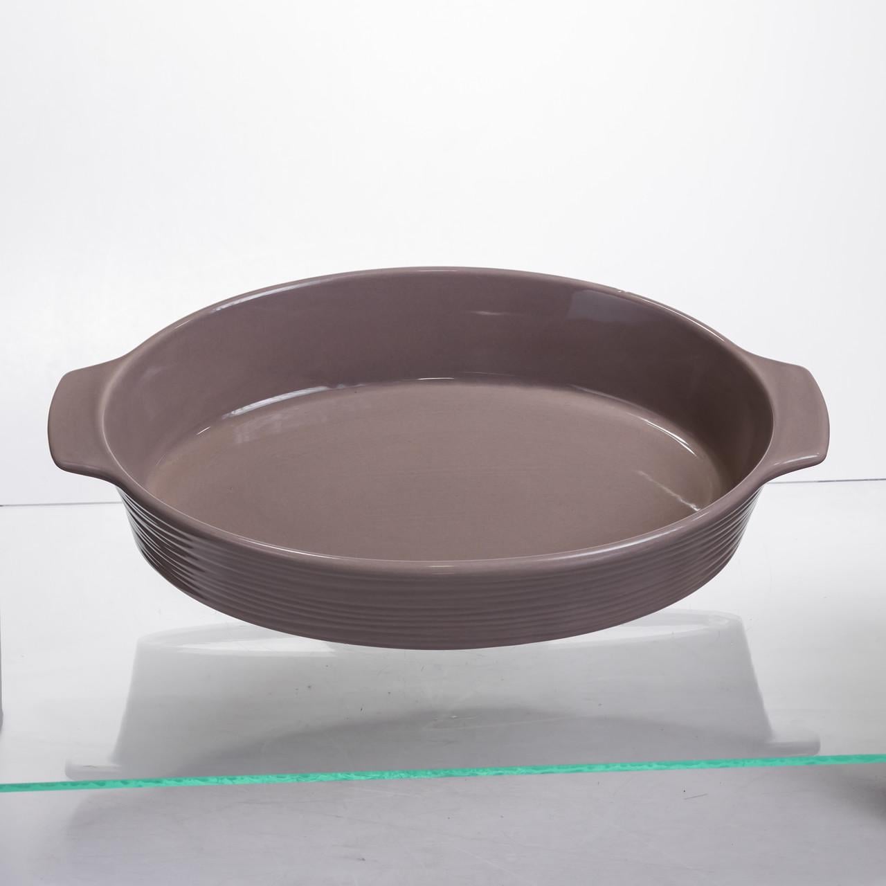 Форма для запікання овальна 36х22,5х7 см 2 л Бежевий (S1286)