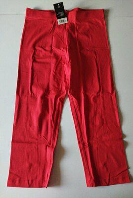 Легінси капрі жіночі Esmara S Червоний