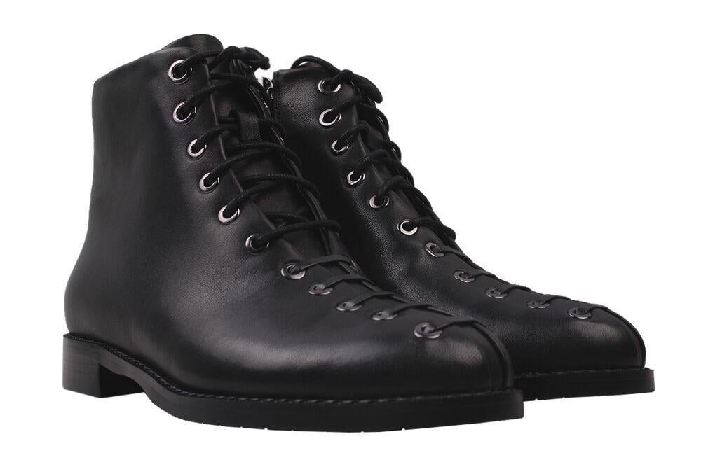 Ботинки Molared на низком ходу женские из кожи р. 38 Черный (26-20DHC)