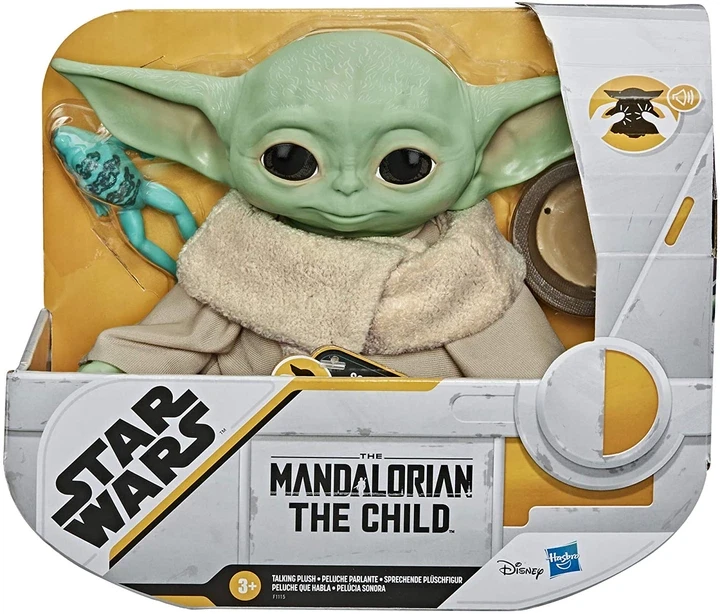 Игрушка интерактивная Star Wars Mandalorian Бейби Йода Мандолорец 19 см