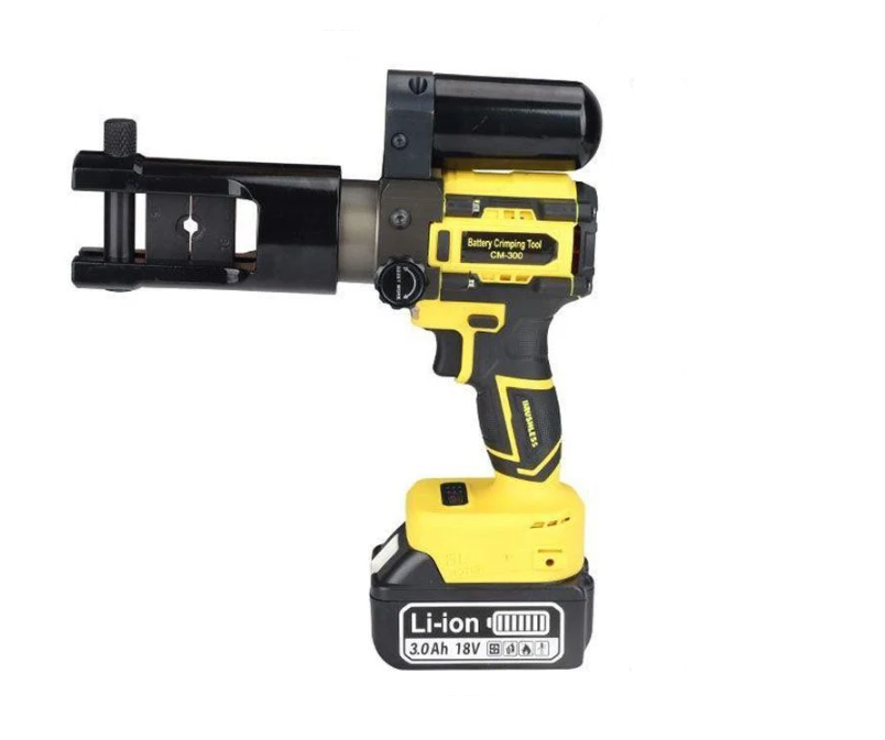 Пресс электрогидравлический аккумуляторный для обжима кабельных наконечников CM-300 (101) Пресс электрогидравлический аккумуляторный для обжима кабельных наконечников CM-300 (101)