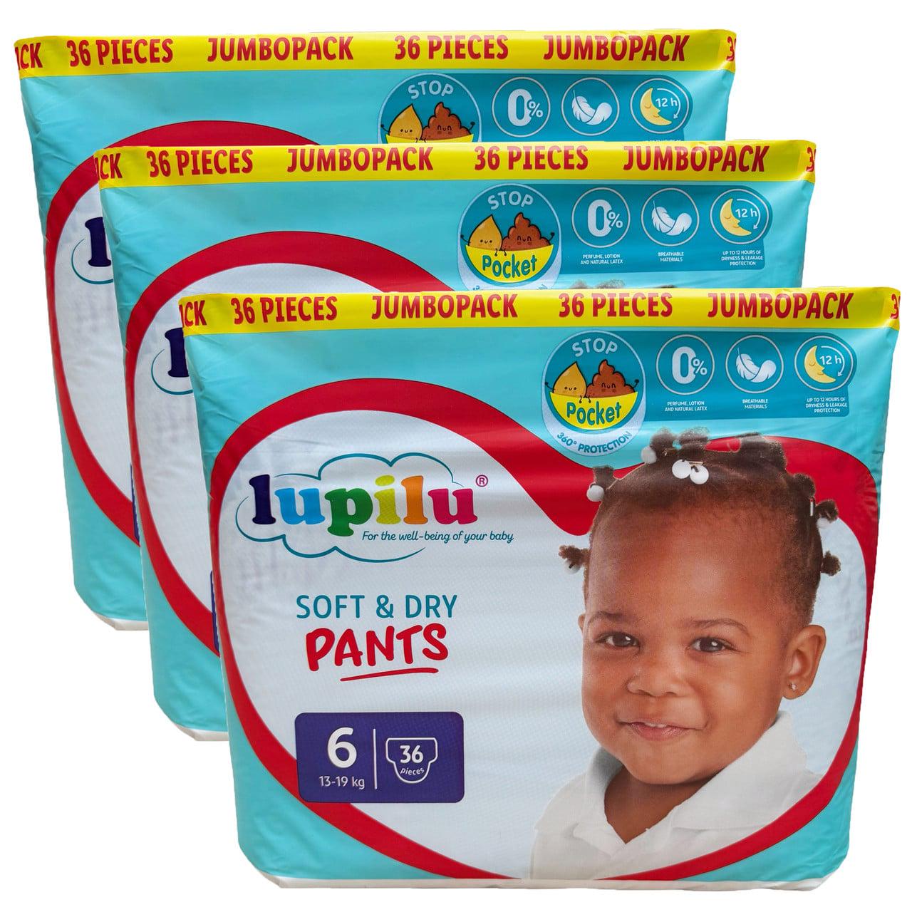 Підгузки-трусики Lupilu Soft&Dry 6 13-19 кг 108 шт. (LS204589)