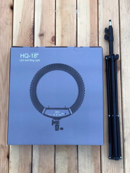 Кільцева професійна led лампа D45 см HQ18 з пультом (HQ 18-VP) - фото 4