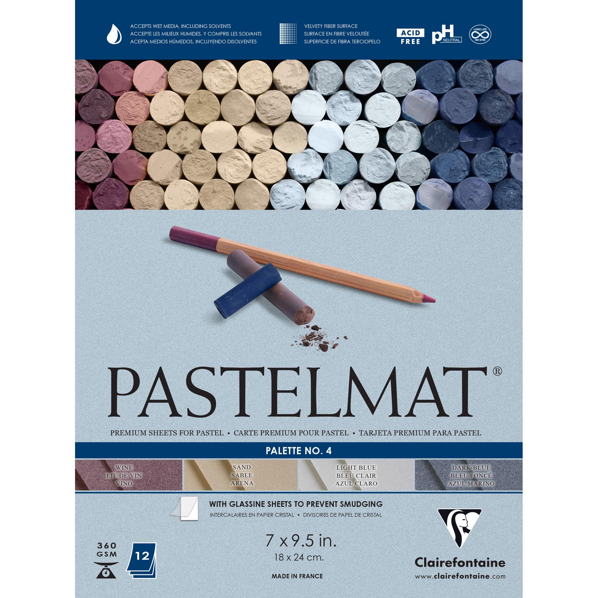 Папір для пастелі Clairefontaine Pastelmat №4 18x24 см 12 аркушів (96110C) Папір для пастелі Clairefontaine Pastelmat №4 18x24 см 12 аркушів (96110C)