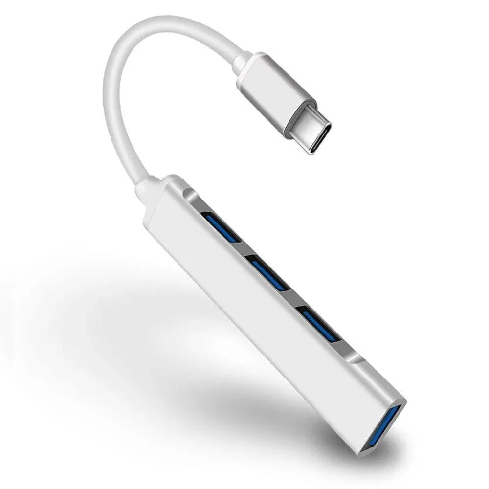 USB-хаб TYPE C алюминиевый Серый (2612939300)