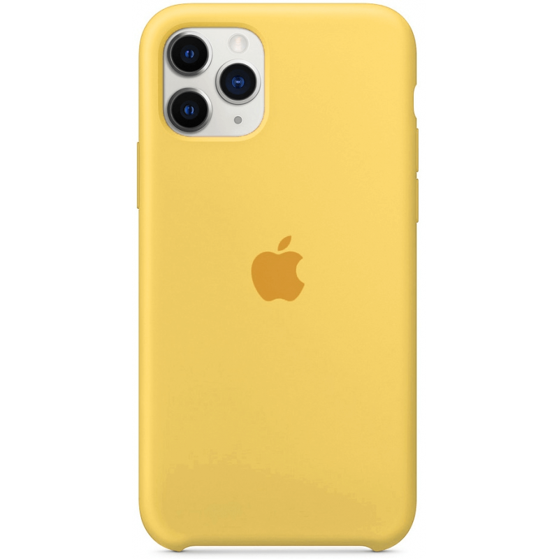 Чехол GoVern Silicone Case Full для Apple iPhone 11 Pro Yellow