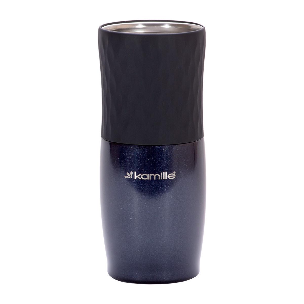 Термокружка Kamille KM-2047 из нержавеющей стали с TPR вставкой 500 мл Синий (1883389107) - фото 4 Термокружка Kamille KM-2047 из нержавеющей стали с TPR вставкой 500 мл Синий (1883389107) - фото 4