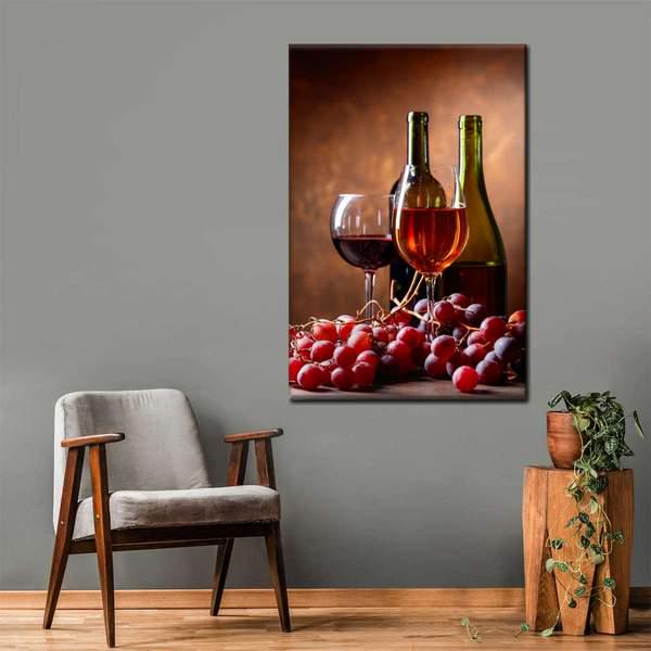 Картина KIL Art Виноград в бокале 81x54 см (54)