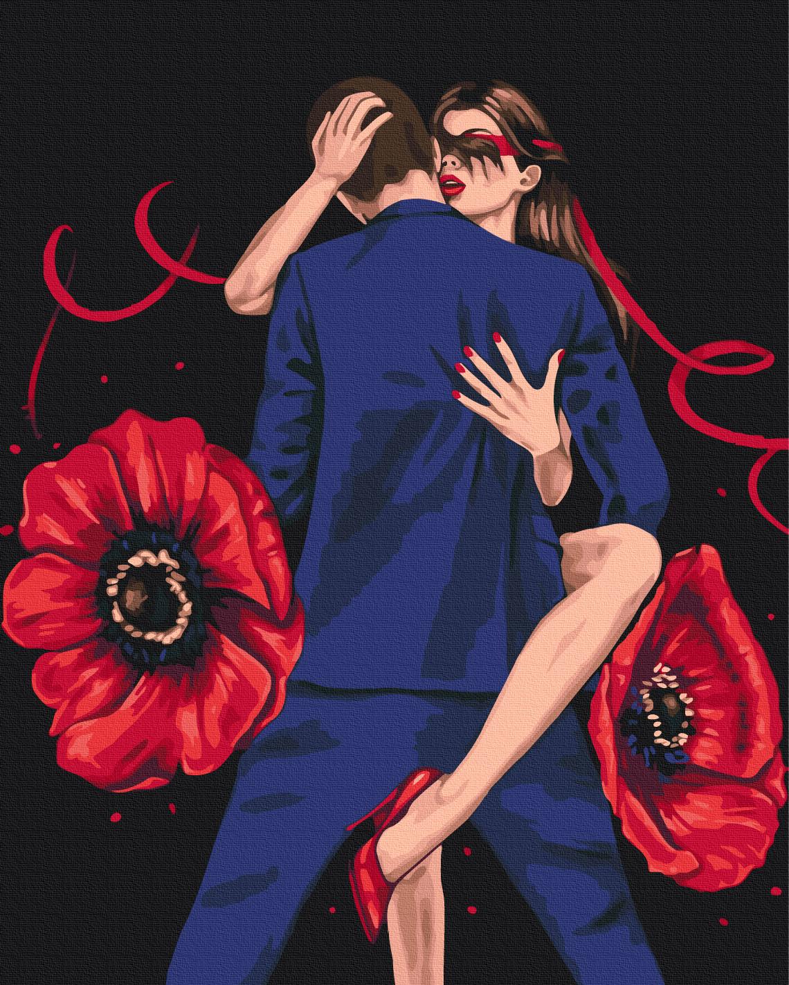 Картина по номерам Brushme Момент страсти 40x50 см (BS54226)