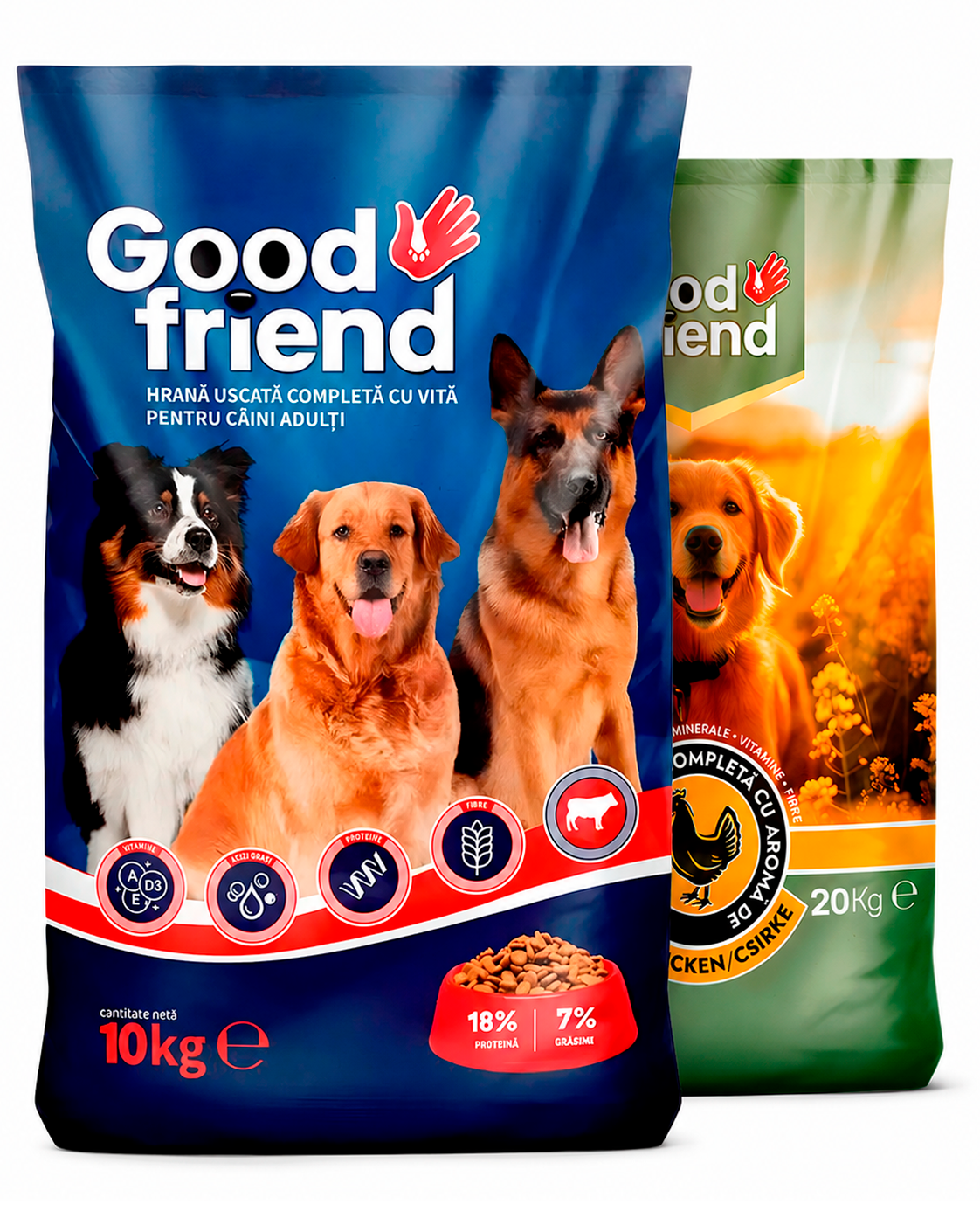Корм для собак сухий Good Friend Chicken Beef зі смаком яловичини та курки 40 кг (486603609)