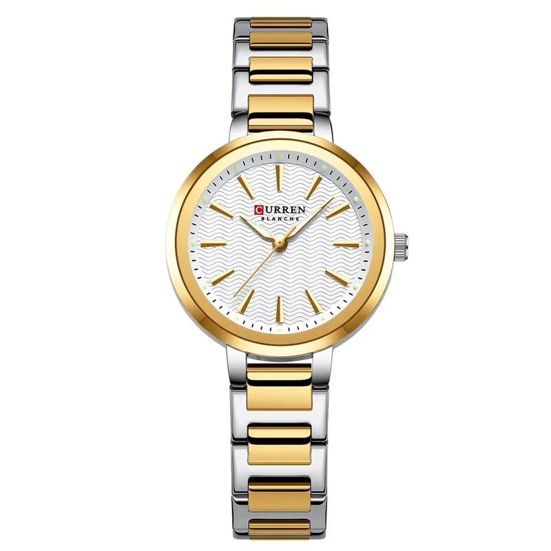 Наручний годинник Curren Сurren 9109 Silver/Gold/White