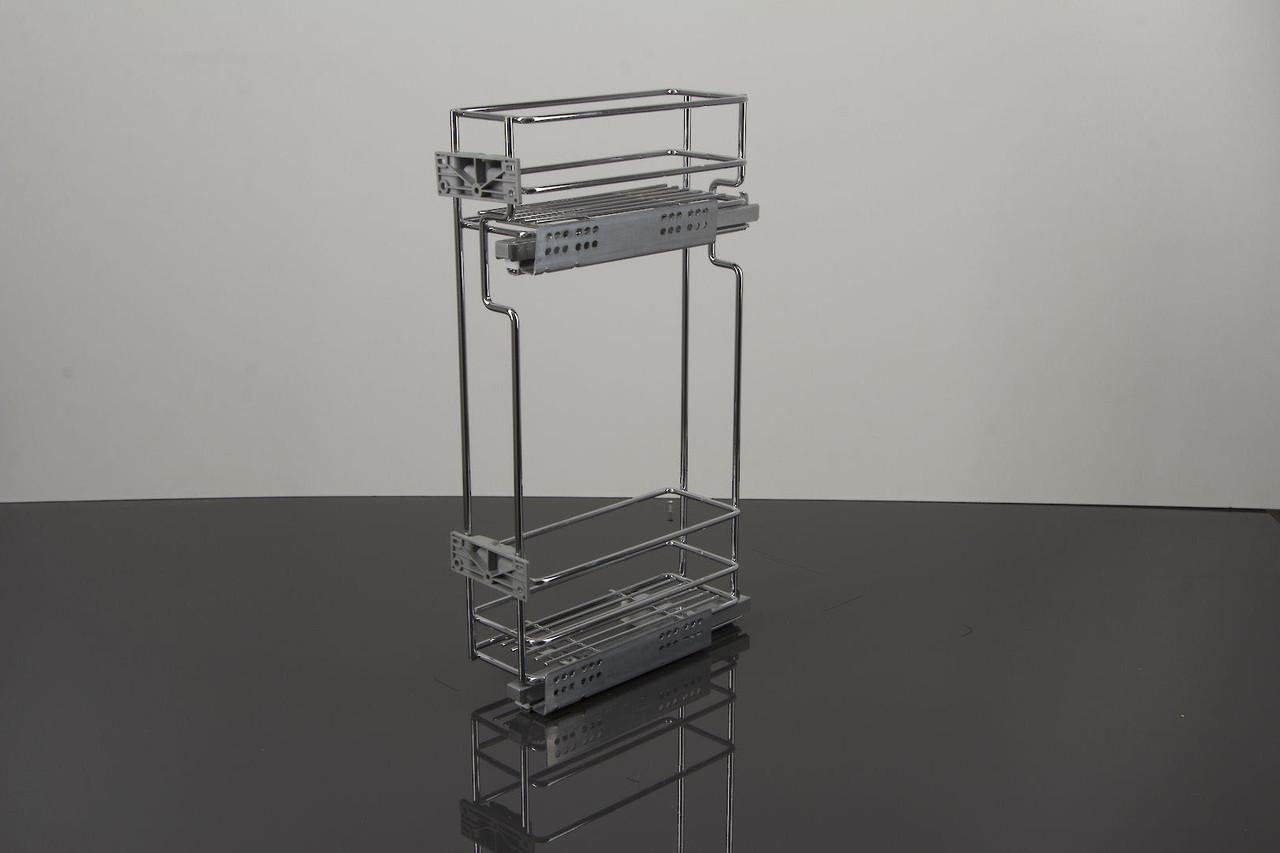 Карго Vibo дворівневе бокове праве з прихованими напрямними для верхнього модуля 150 мм (14070)