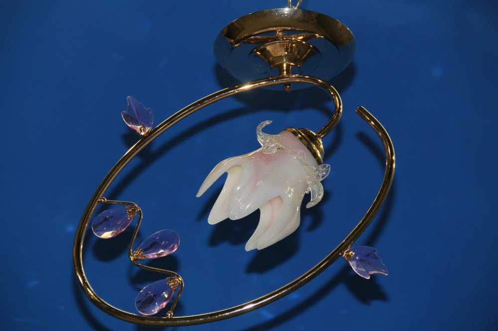 Люстра с плафонами Ray L2645/1 FGD/PK Розовый (IR005428)