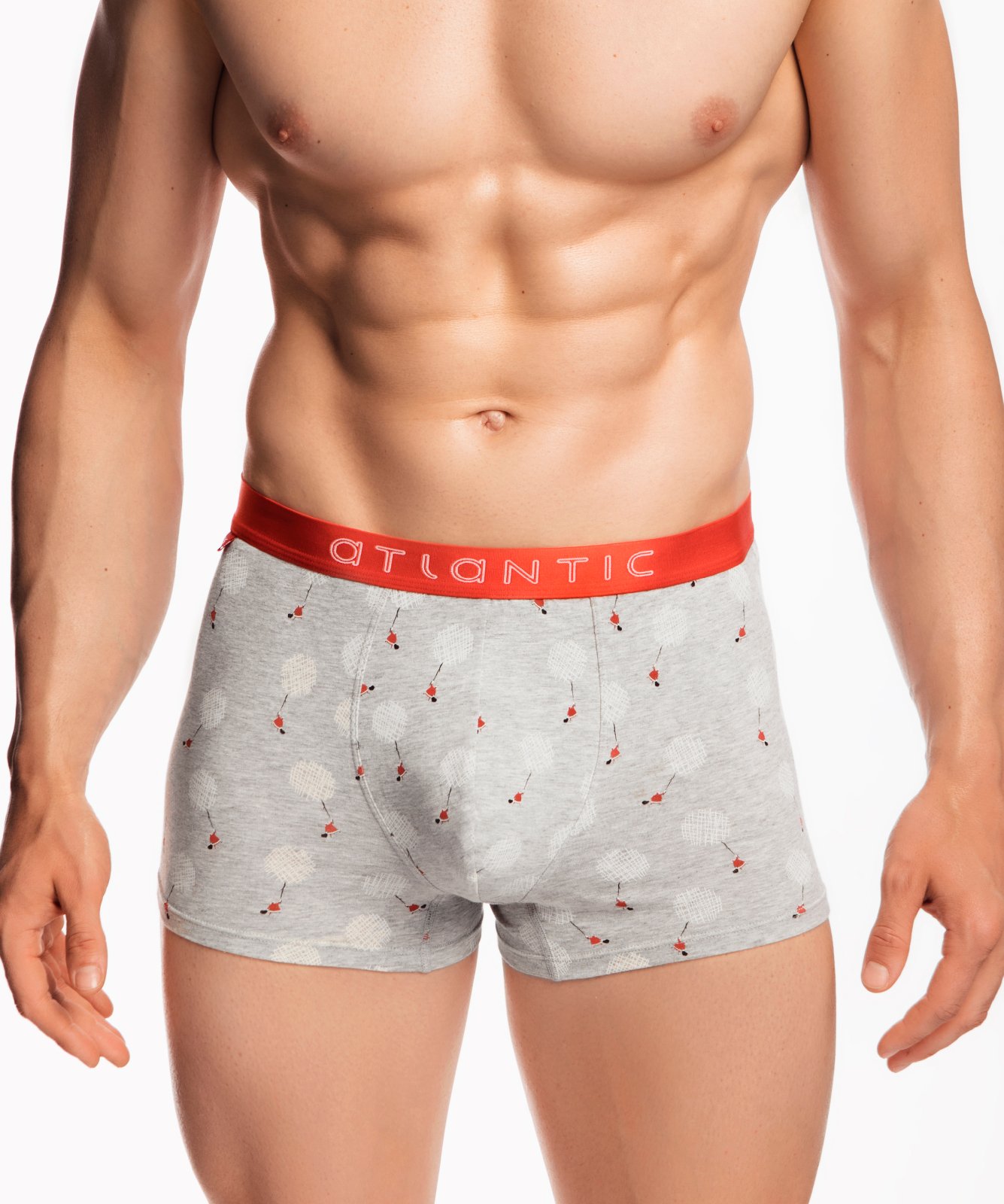 Трусы мужские шорты Atlantic MH-1150 хлопок Светло-серый - фото 2 Трусы мужские шорты Atlantic MH-1150 хлопок Светло-серый - фото 2