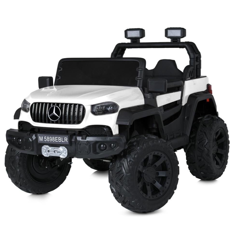 Детский электромобиль Bambi джип 4WD 30 кг с пультом Черно-белый (DE-169-E-616) Детский электромобиль Bambi джип 4WD 30 кг с пультом Черно-белый (DE-169-E-616)