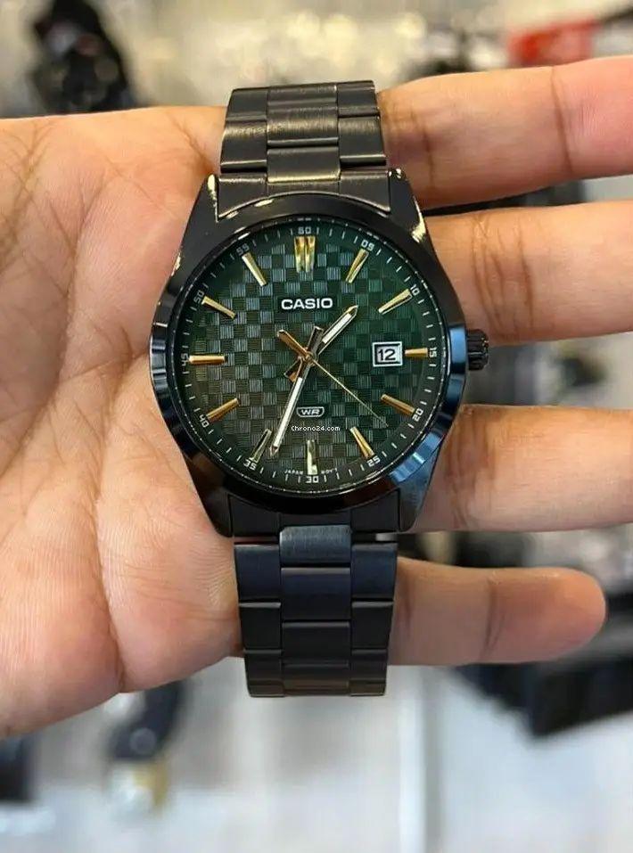 Наручний годинник чоловічий Casio MTP-VD03B-2AUDF Total d 41 мм Black (2500228796) - фото 3 Наручний годинник чоловічий Casio MTP-VD03B-2AUDF Total d 41 мм Black (2500228796) - фото 3