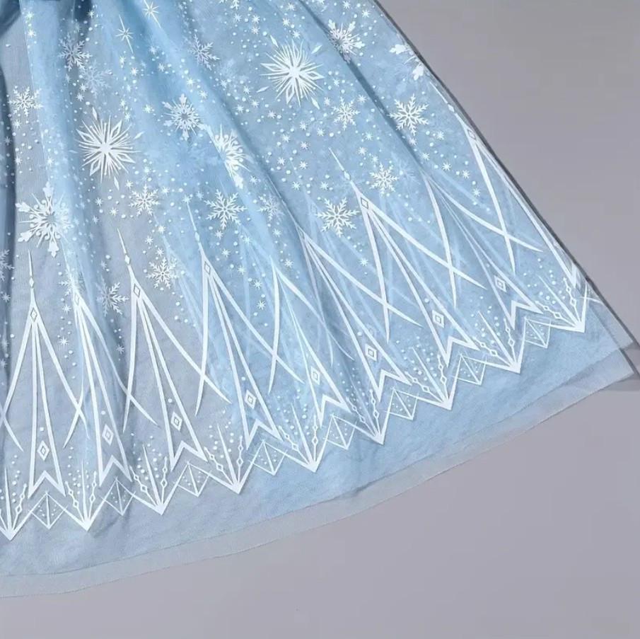 Набір аксесуарів Принцеси Ельзи коса/корона/чарівна паличка/рукавички/накидка (2817292511) - фото 4