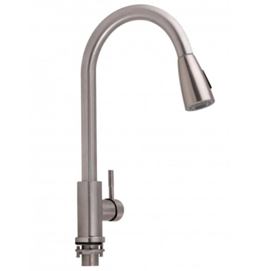 Змішувач для кухні з висувним виливом Lidz NKS 12 32 015FL-8 (11674)